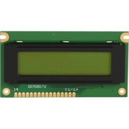 DISPLAY ELEKTRONIK LCD-PM 1X8-11 A - Módulo LCD, 1x8, H:10,8 mm, ge/gn, c.Bel.