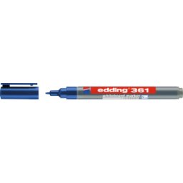 EDDING 361BL - Marcador para pizarra blanca, 1,0 mm, azul