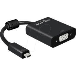 DELOCK 65558 - Adaptador HDMI, conector HDMI Micro D a conector VGA
