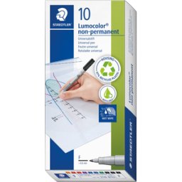 STAEDTLER 316B10 - Perno permanente F, 0,6 mm, set, 10 pines