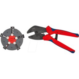 KNIPEX KN 97 33 02 - Crimpadora, MultiCrimp®, sin aislamiento, conectores abiertos