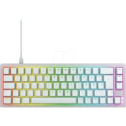 CHERRY K5V2RGBWS - Teclado para juegos, USB, RGB, MX2a ROJO, blanco, ES