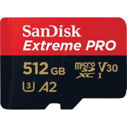 SANDISK SDSQXCD512GGN6MA - Tarjeta de memoria MicroSDHX, 512GB