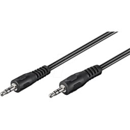 GOOBAY 50019 - Cable jack, 3,5 mm, AUX, plano, 1,5 m