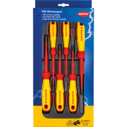 KNIPEX KN 00 20 12 V04 - Juego de herramientas, destornillador VDE, 6 piezas