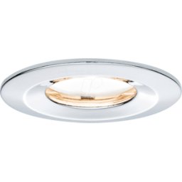 PAULMANN PLM 93883 - Coin SLIM Luminaria empotrada, 1 x 6,8 W, 2700 K, cromo