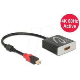 DELOCK 65302 - Adaptador DisplayPort, conector Mini DP a HDMI