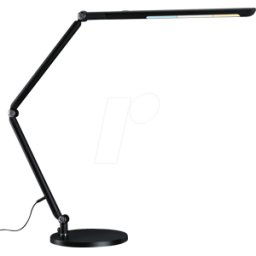 PAULMANN PLM 78912 - Lámpara de escritorio LED, 9,5 W, 700 lm, regulable, negr