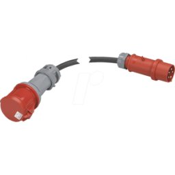 WEINGÄRTNER CEE-ADAPTER 7 - Cable adaptador CEE, conector 32 A/acoplamiento 63 A
