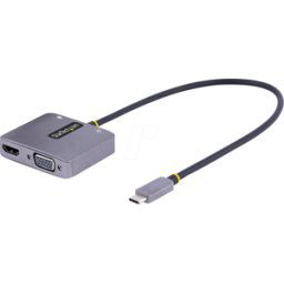 STARTECH.COM ST 122-USBC-HDMI - Monitor adaptador, USB-C > HDMI/VGA, 4K 60Hz HDR