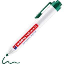 EDDING RET11GN - Marcador permanente, 1,50 - 3,00 mm, verde