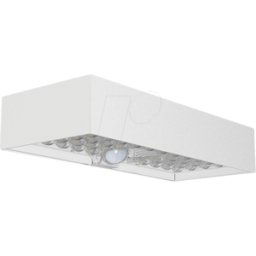 V-TAC VT-10308 - Luminaria solar mural, 6 W, 900 lm, 4000 K, sensor de movimiento
