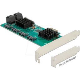 DELOCK 90072 - PCIe x1 > 8 SATA 6 Gb/s