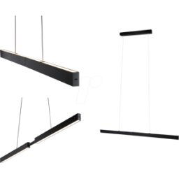PAULMANN PLM 76989 - Lámpara colgante LED Aptare, 2700K, 2050lm, 2x16.5 W, reg