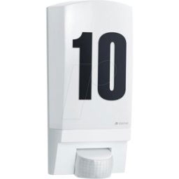 STEINEL 650513 - Aplique, L1S, E27, blanco, IP44