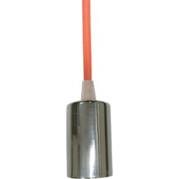 V-TAC VT-3788 - Chrome metal cup pendant Light-orange