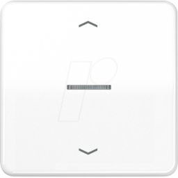 JUNG JG CD101KO5PWW - Interruptor basculante, simple, blanco alpino, conductor de luz,