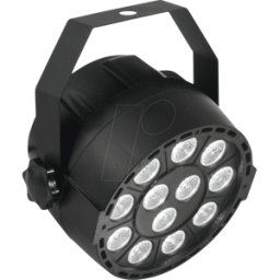EUROLITE EURO 42110193 - Faros LED, Party Spot, 12 TCL RGB, 10 W, negro