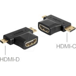 DELOCK 65446 - Adaptador, conector HDMI a conector HDMI