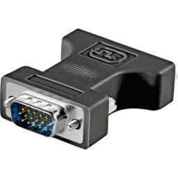 GOOBAY AD DVI 120 - Adaptador DVI, conector hembra DVI 24+5 a conector macho VGA