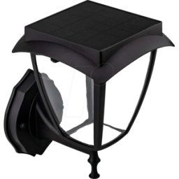 V-TAC VT-2892 - Aplique solar LED, 2 W, 3000/6000 K, negro, IP65