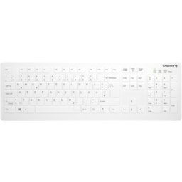 CHERRY AK-C8112FU1WDE - Teclado inalámbrico, USB, desinfectable, blanco, QWERTZ