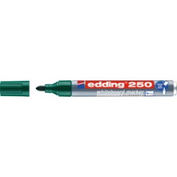 EDDING 250GN - Marcador para pizarra blanca, 1,5 - 3,0 mm, verde