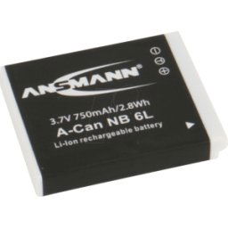 ANSMANN ANS 5044453 - Batería, cámara digital, compatible, 750 mAh, CAN