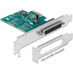 DELOCK 90412 - 1 puerto DB25, paralelo, tarjeta PCIe