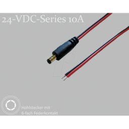 BKL 075901 - Cable adaptador, 1500 mm, 2,5 mm, 24 V CC, 10 a