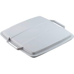 DURABLE DURABIN 90LD GR - Tapa para contenedor de basura de 90 l, gris