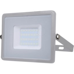V-TAC VT-456 - Foco LED, 30 W, 2400 lm, 6400 K, gris, IP65, SAMSUNG Chip