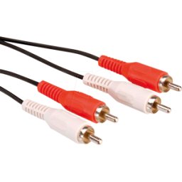 ROLINE 11094336 - Cable RCA, 2x conector RCA a 2x conector RCA, 5 m..