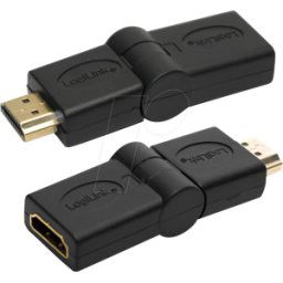 LOGILINK AH0011 - Adaptador, HDMI a macho a hembra, 0-180°, 4K30Hz