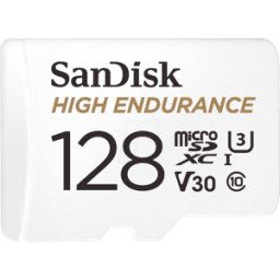 SDSQQNR128GGN6IA - Tarjeta de memoria microSDXC de 128 GB, SanDisk High Endurance