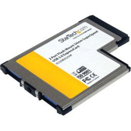 STARTECH.COM ST ECUSB3S254F - Tarjeta Express, 2x USB A 3,0, 5000 Mbps