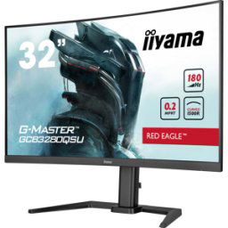IIYAMA IIY GCB3280QSUB2 - Monitor curvo de 80cm, QHD, USB, altavoces, pivote
