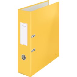 LEITZ 10610019 - Carpeta de calidad 180°, Cosy, 80 mm, amarilla