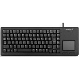 CHERRY G84-5500LUMDE-2 - Teclado, USB, negro, compacto, alfombrilla táctil