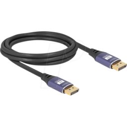 DELOCK 80601 - Cable DisplayPort 1,4, 8K 60 Hz, lila, 2,0 m