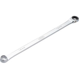 VIGOR VI V7031-14 - Llave de boca cerrada con carraca, extralarga, ancho de llave 14