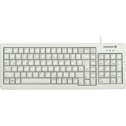 CHERRY G84-5200LCMDE-0 - Teclado, USB, gris claro, compacto