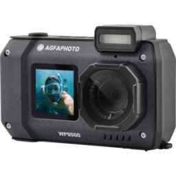 AGFAPHOTO AGFA WP9500BK - Cámara digital, 24 MP, vídeo 4K, impermeable, negr