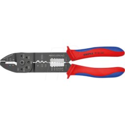 KNIPEX KN 97 32 240 - Crimpadora de 240 mm, terminales de cable aislados, conectores d