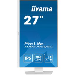IIYAMA IIY XUB2792QSUW6 - Monitor de 69 cm, WQHD, USB, pivote, blanco