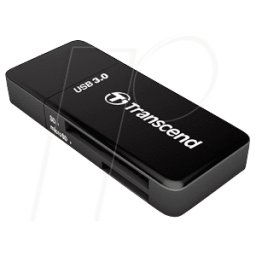 TRANSCEND TS-RDF5K - Lector de tarjetas, externo, USB 3,2 Gen 1, negro, RDF5