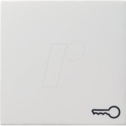 GIRA55 WKEY RWM - Interruptor basculante, blanco puro, satinado mate