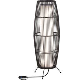 PAULMANN PLM 94320 - Lámpara de pie Plug&Shine; Cesta de luz IP44, 3000 K, 8 W,