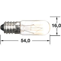 BARTHELME L 0011-2302 - Lámpara de tubo pequeño, E14, T5, 220 - 260 V, 6 -