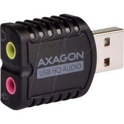AXAGON AXG ADA-17 - Tarjeta de sonido, externa, estéreo, HQ, USB 2.0